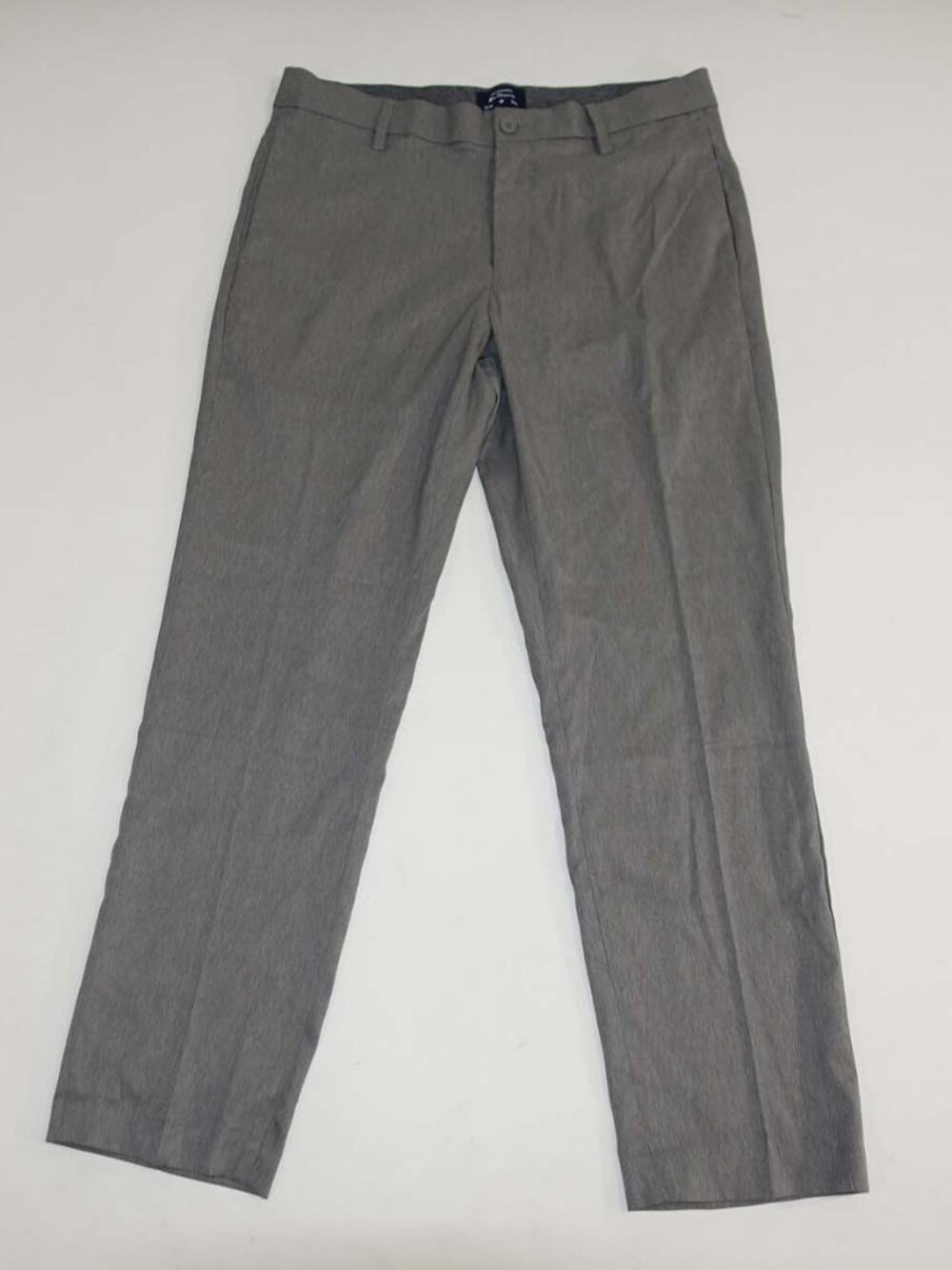 Ben Sherman Men's Dress Chino Pants 30 x 29 Gray Flat Front Polyester Slacks